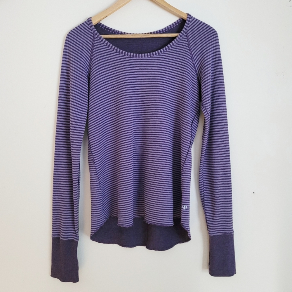 Lululemon | Reversible Striped Long Sleeve Shirt - S